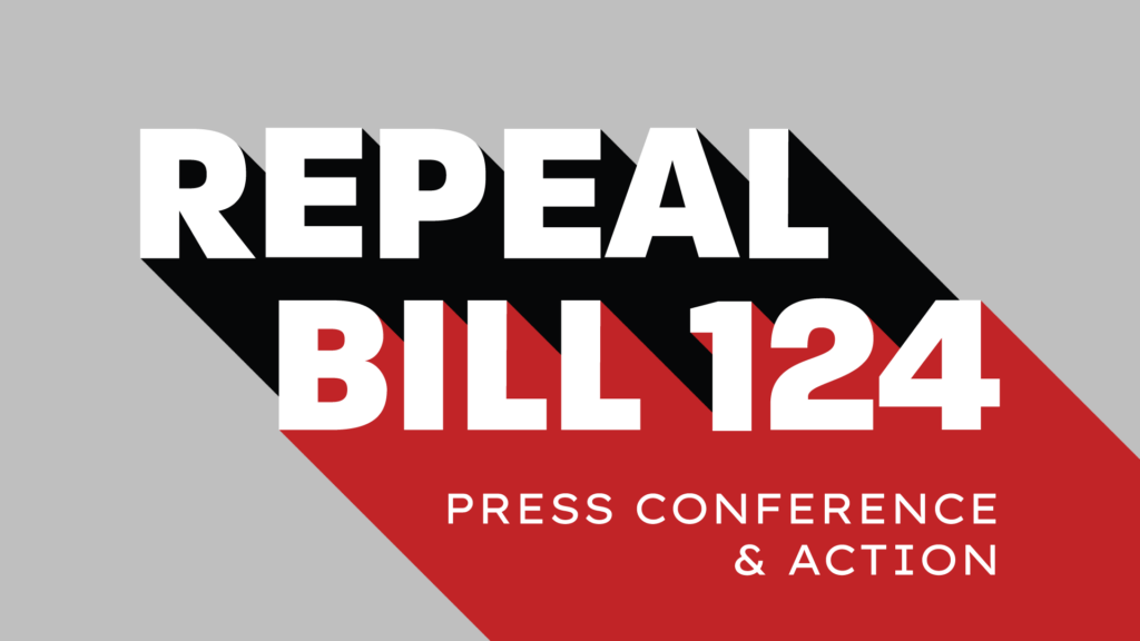 Repeal Bill 124 Press Conference & Action The Ontario Federation of