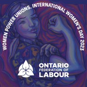 Women Power Unions. International Women's Day 2023
