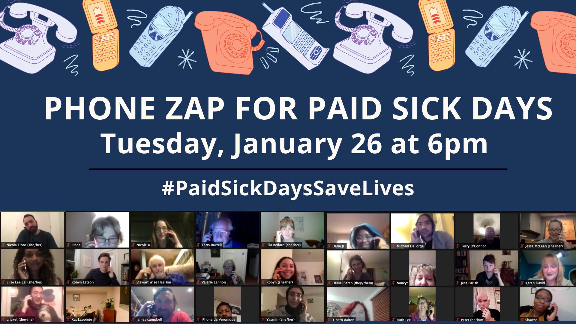 Phone ZAP Paid Sick Days Save Lives The Ontario Federation of Labour